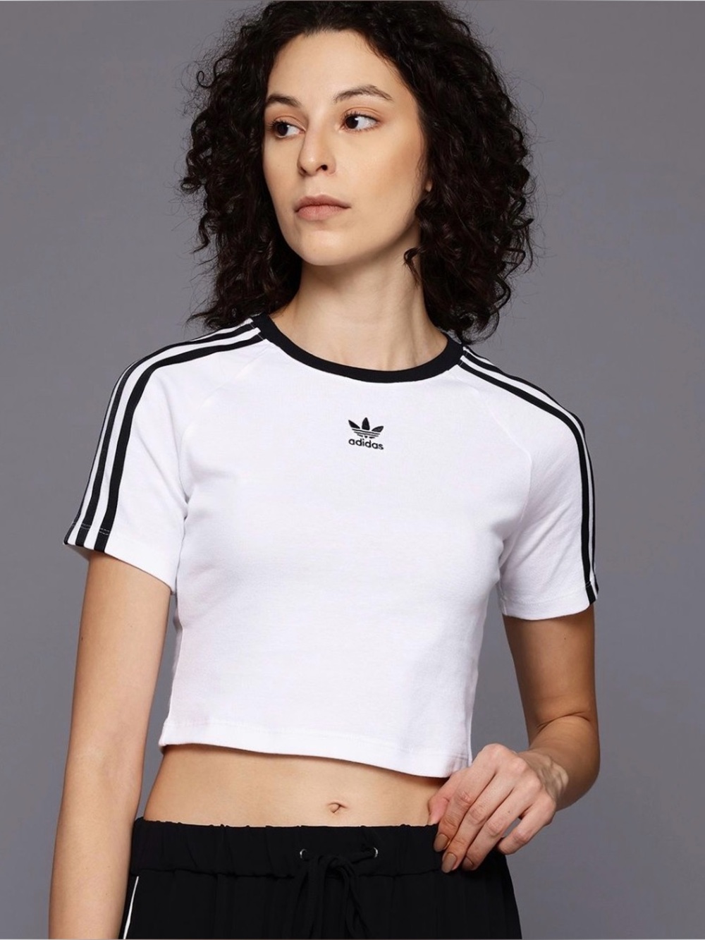 Adidas Originals Three stripe baby tee